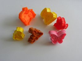 Ausstecher Set Tiere & Schmetterling, Kinder, 6 Teile