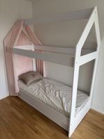 Kinder Hausbett weiss