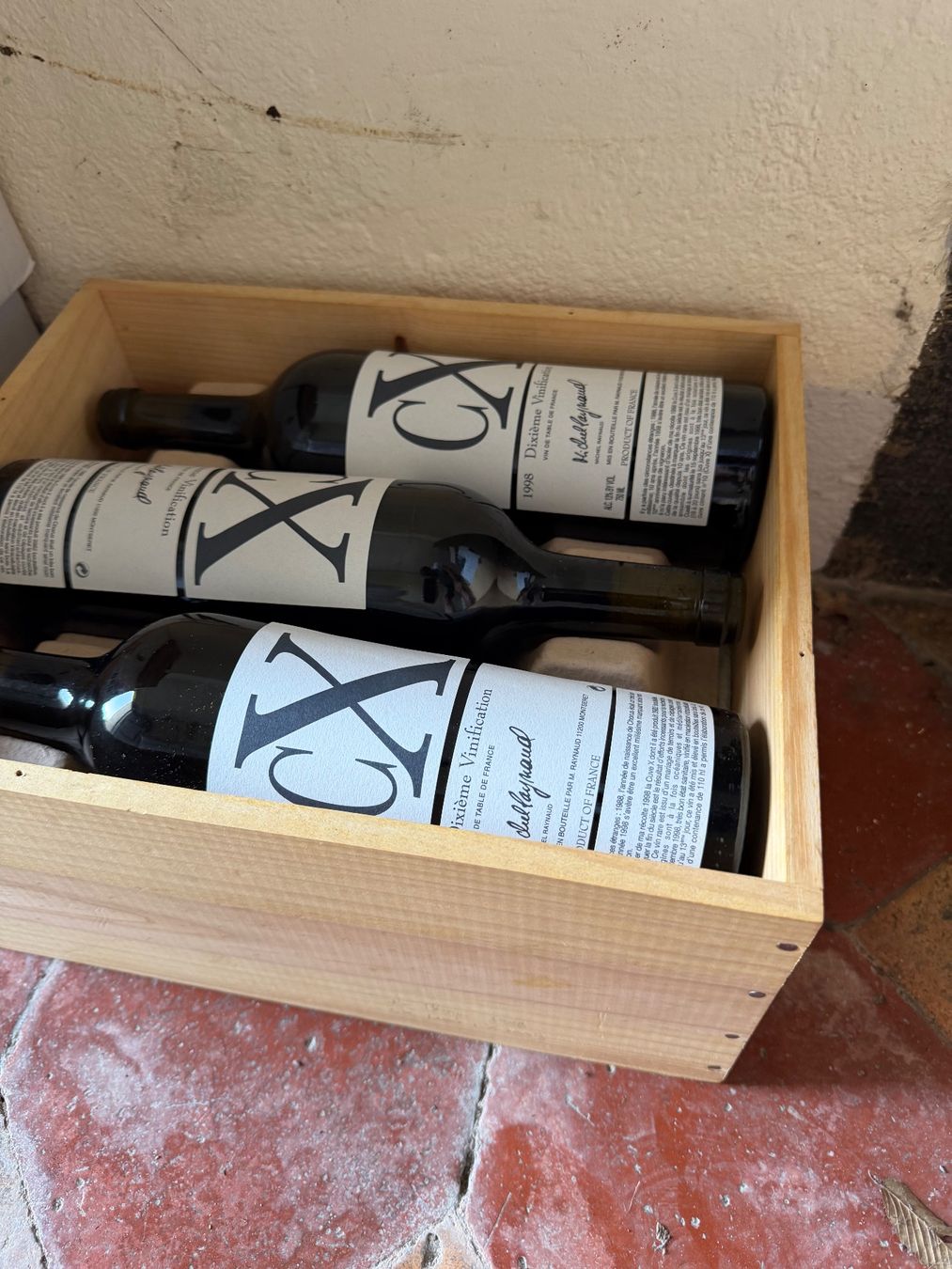 Vino: MICHEL RAYNAUD CX 1998 Dixième Vinification – Nuovo (secondo la descrizione) da La Tour-de-Peilz venduto da avediscipule 6