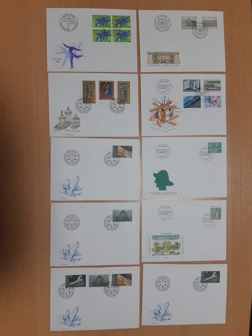 Alben: Briefmarken Ersttagsbriefe und mehr – Gebraucht aus Dulliken von Airliner2 3