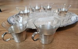 Teeservice Vintage 60iger Jahre versilbert