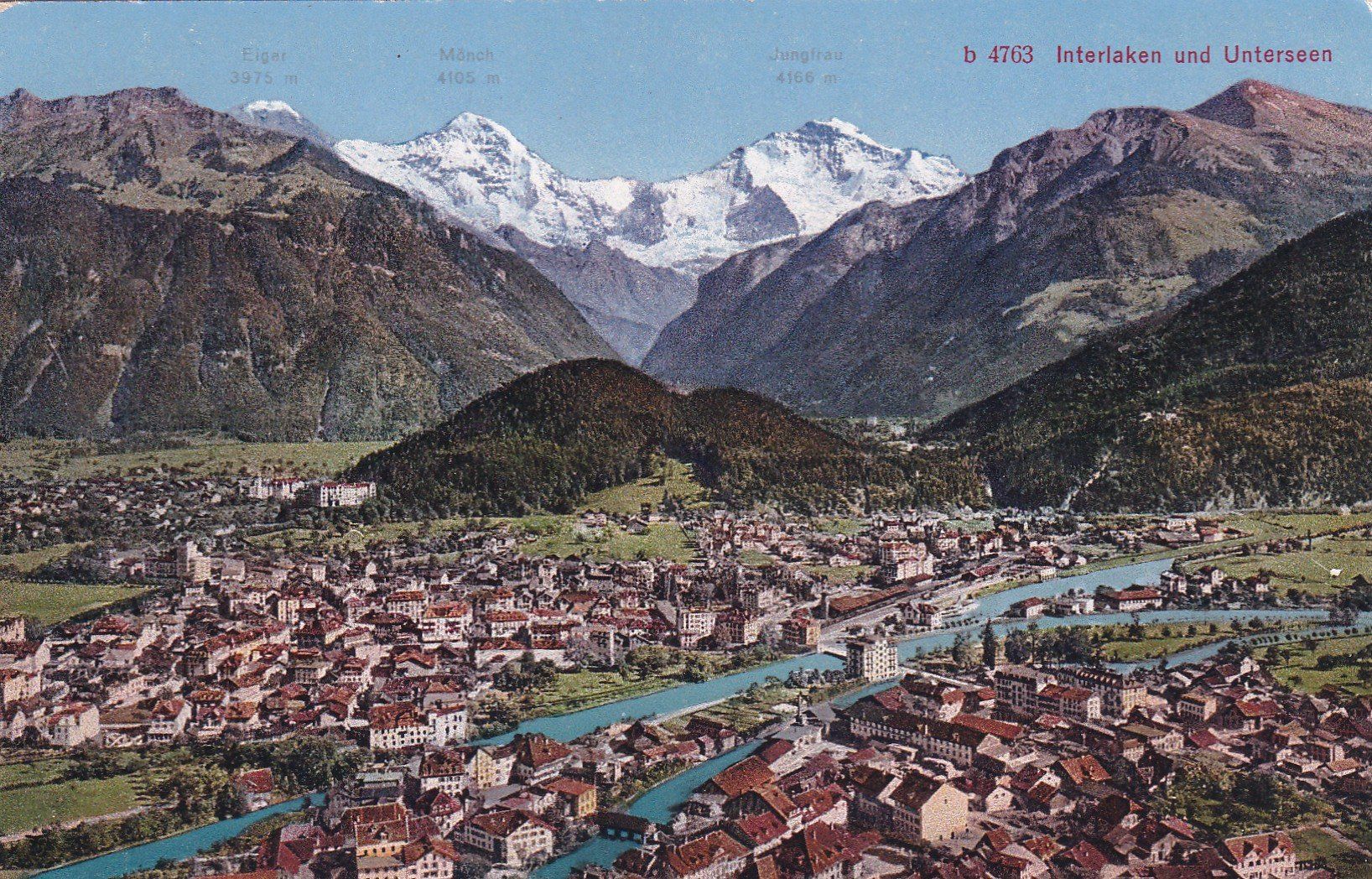 Ansichtskarten: Interlaken und Unterseen – Gebraucht aus Cormoret von Pascalll2001