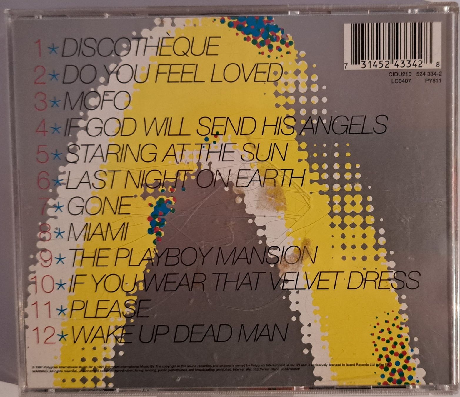 CD: U2 - POP – Usato da Tenniken venduto da mik_6mxg 7