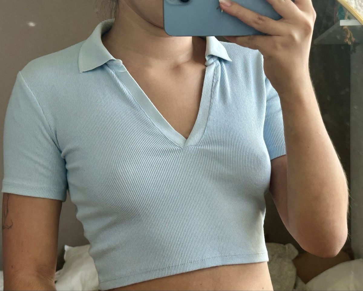 Zara Magliette Polo: Polo zara manche courte bleu clair taille S  – Nuovo (secondo la descrizione) da Romanel-s-Lausanne venduto da fer_88w5 1