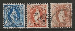 1907/1908 : Nr. 95B, 96B + 100B : KP 805.--