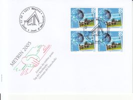 SBK 1182 im 4er-Block FDC
