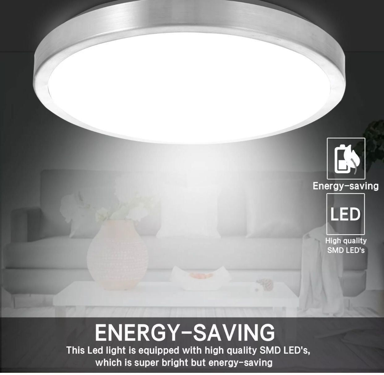 Lampade: +24W LED Deckenleuchte mit Bewegungsmeld – Nuovo e nell'imballaggio originale da Amriswil venduto da JaJa-Express 7