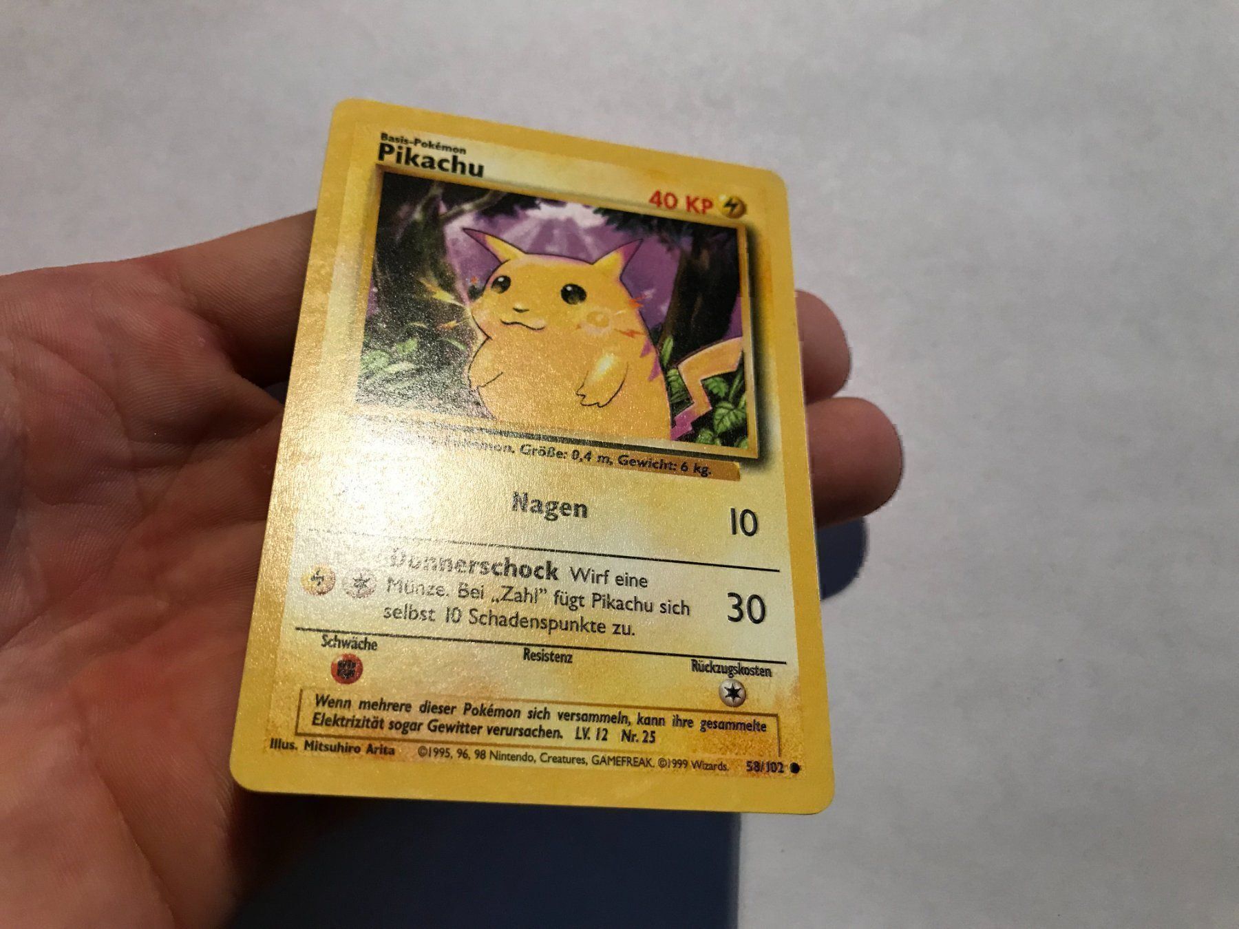 Pokémon Carte collezionabili: Pikachu Base Set DE – Usato da Hagendorn venduto da Pokecollectorch 3