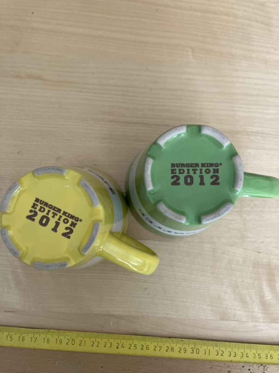 Tazze: 2 Kaffeetassen Burger King – Usato da Glarus venduto da Jhuber78 1