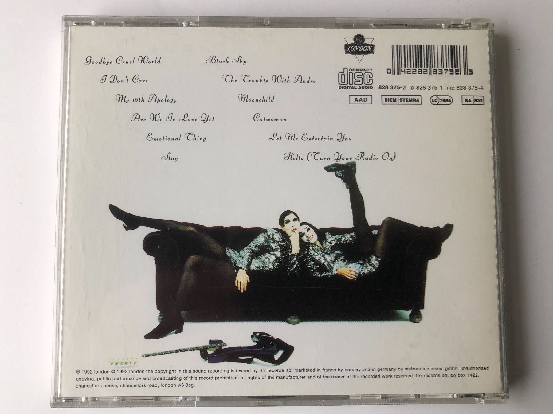 CD: Shakespears Sister - Hormonally Yours – Usato da Oberried Brienz venduto da Chyara 1