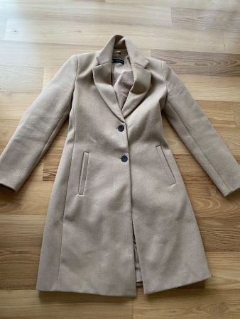 Wollmantel, Zara, Gr. XS, beige