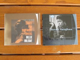 2 CDs: Sarah Vaughan S/T - Billie Holiday : Songs for Lovers