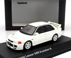 LANCER EVOLUTION III 1995 weiss 1/43 Kyosho NEU