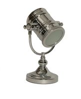 Bankerlampe Vintage Tischlampe Chrom