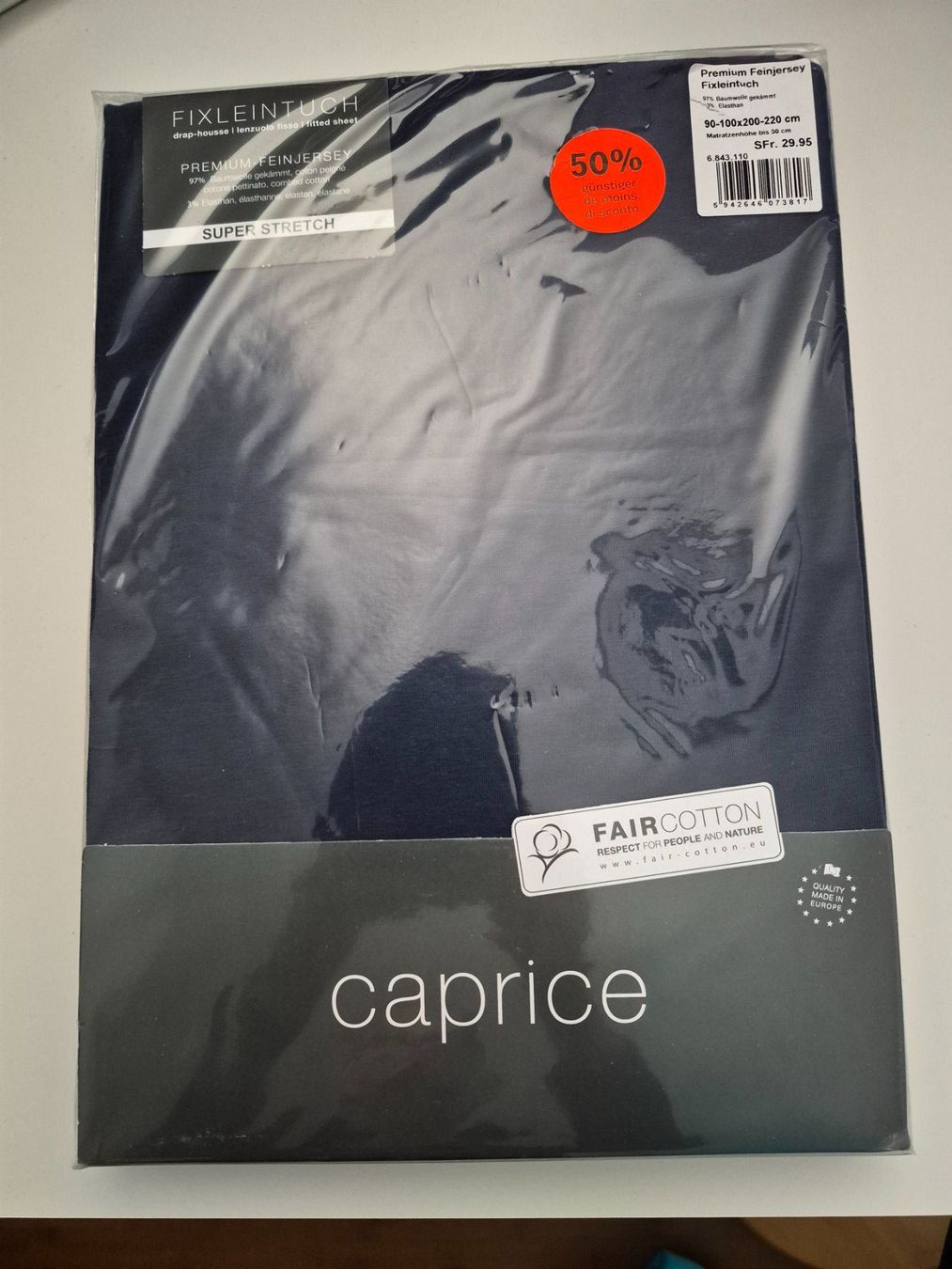 Coop Biancheria da letto: Fixleintuch Premium Feinjersey – Nuovo e nell'imballaggio originale da Derendingen venduto da BAK01