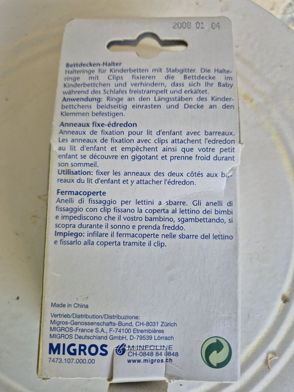 Supporti a parete: Milette Bettdecken-Halter: Nie verwendet!  – Nuovo (secondo la descrizione) da Krauchthal venduto da SamsPuce 1