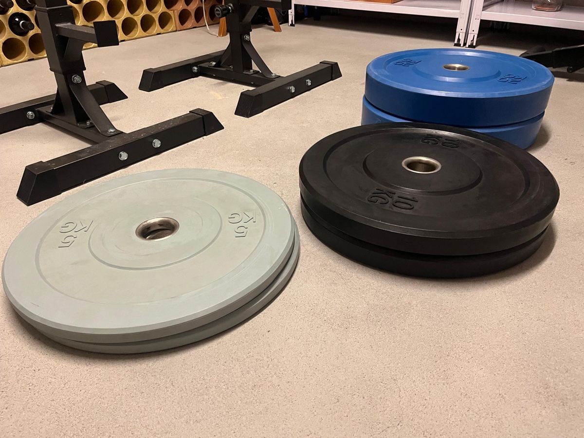 Manubri & Pesi: Bumperplates (Gewichtsplatten) Olympisch – Usato da Dietikon venduto da mockm 1