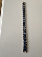 Edles Armband Silber/blau, tolles Accessoire für jeden Anlas