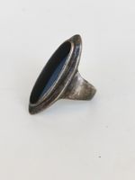 925 Silberring, mit Onyx Stein (WA1) 