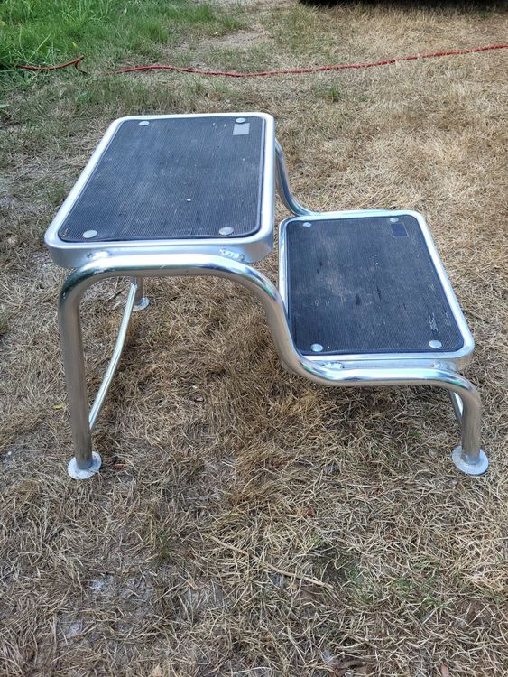 Wohnwagen Trittstufe 2-stufig - Faltbar Für Caravan & Camping