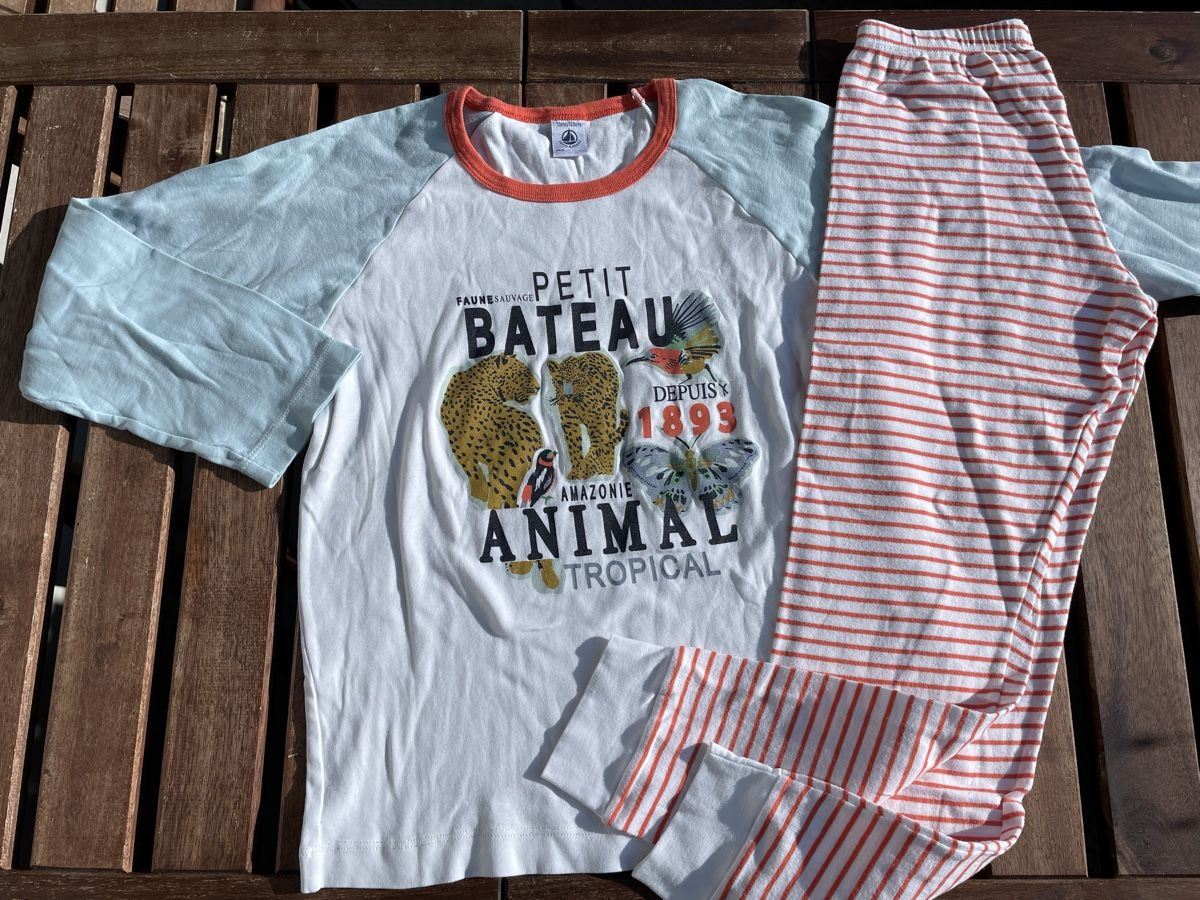 Petit Bateau Pigiama & Simili: Petit Bateau Pyjama Grösse 140 animal – Usato da Bern venduto da brup 1