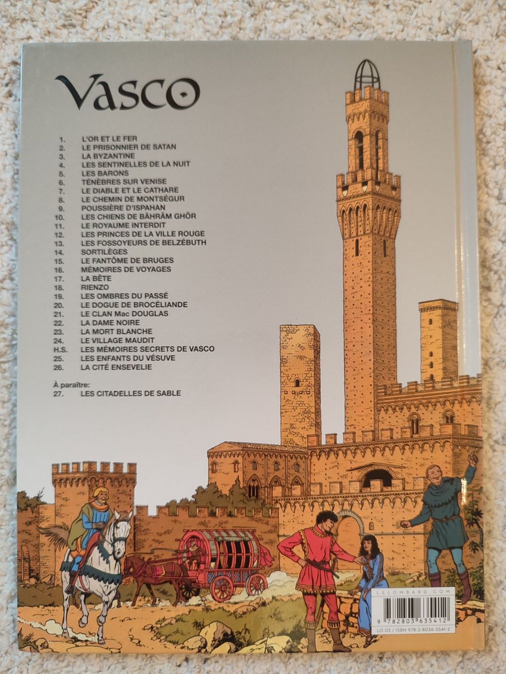 Fumetti: Vasco T26 - La Cité Ensevelie - EO - TBE – Usato da Bougy-Villars venduto da Vogue 2