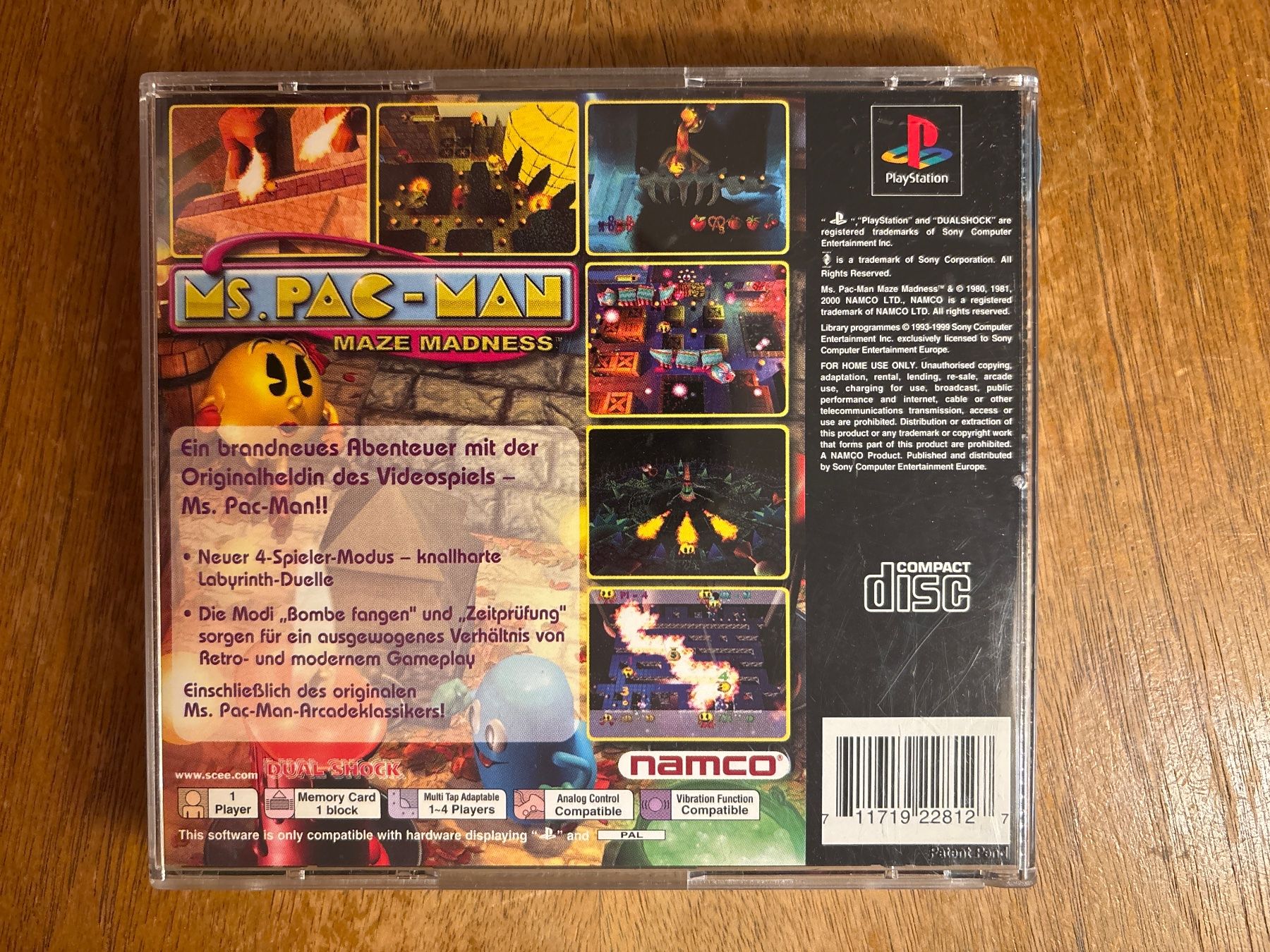 Sony Giochi: MS. PAC MAN - Sony Playstation 1, PS1 – Usato da Zürich venduto da hiddentreasures_zh 1