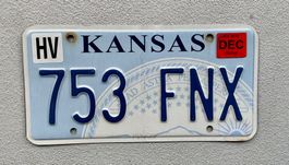 🇺🇸🇺🇸 USA Nummernschild #  KANSAS  # 🇺🇸🇺🇸