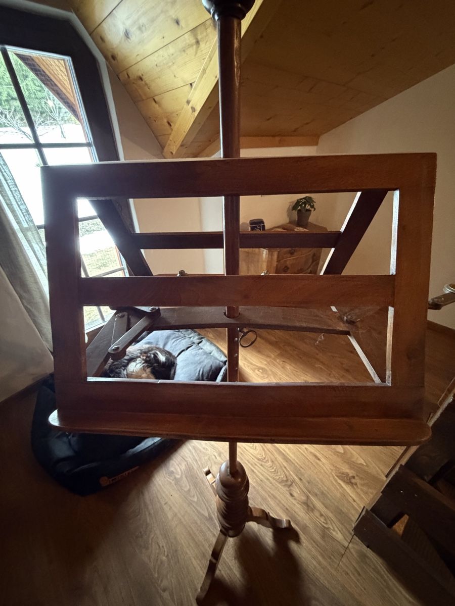 Strumenti musicali: Lutrin double, hauteur réglable. – Usato da Saxon venduto da vva_m2y8 2