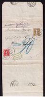 NACHNAHME-STREIFBAND_UNBEKANNT__1909 von ZUG nach GRANDSON !