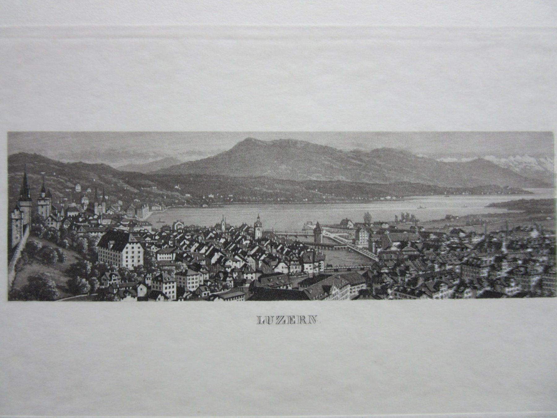Incisioni: LUZERN AQUATINTA – Usato da Gersau venduto da grafik-kunst