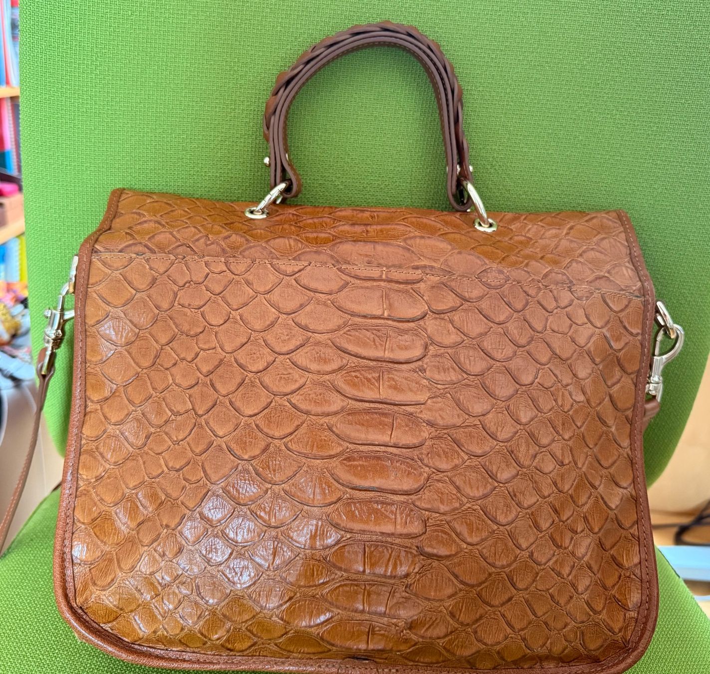 Mulberry Borse: Mulberry Oak Silky Snake Trout Bag – Usato da Frauenfeld venduto da Scleo 1