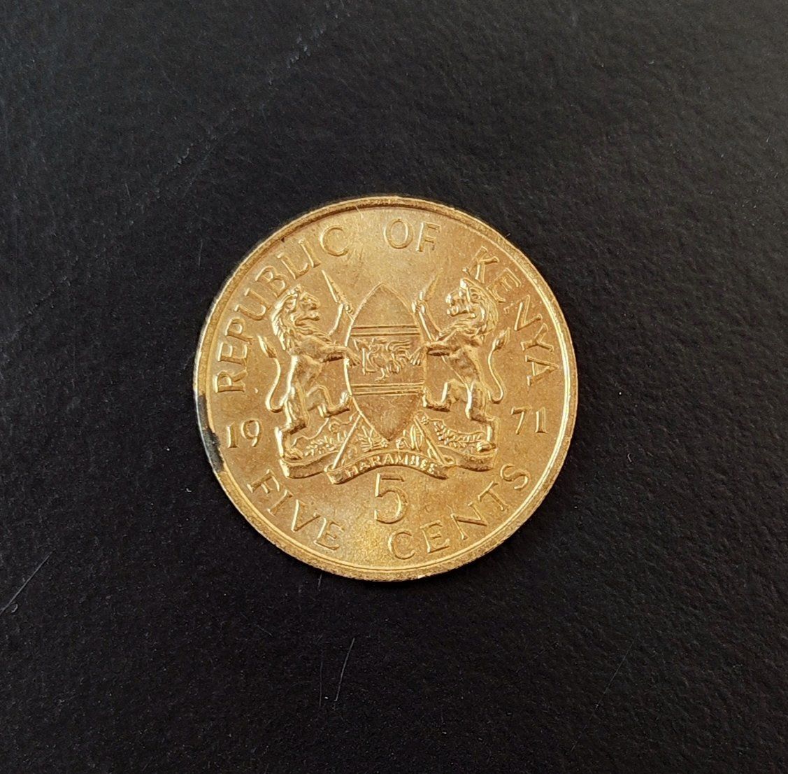 Tutti le monete: 5 Cents Münze Kenia 1971 – Usato da Lenzburg venduto da Dani_Lenzburg