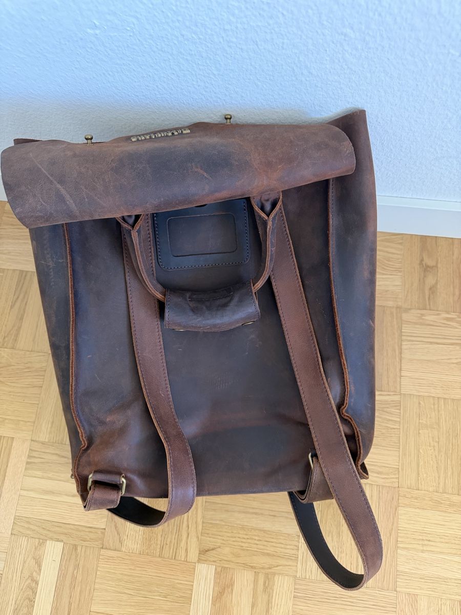 Dr. Martens Rucksäcke: Dr. Martens Lederrucksack - Top Zustand! – Neu (gemäss Beschreibung) aus Schlieren von mle_lws6 1