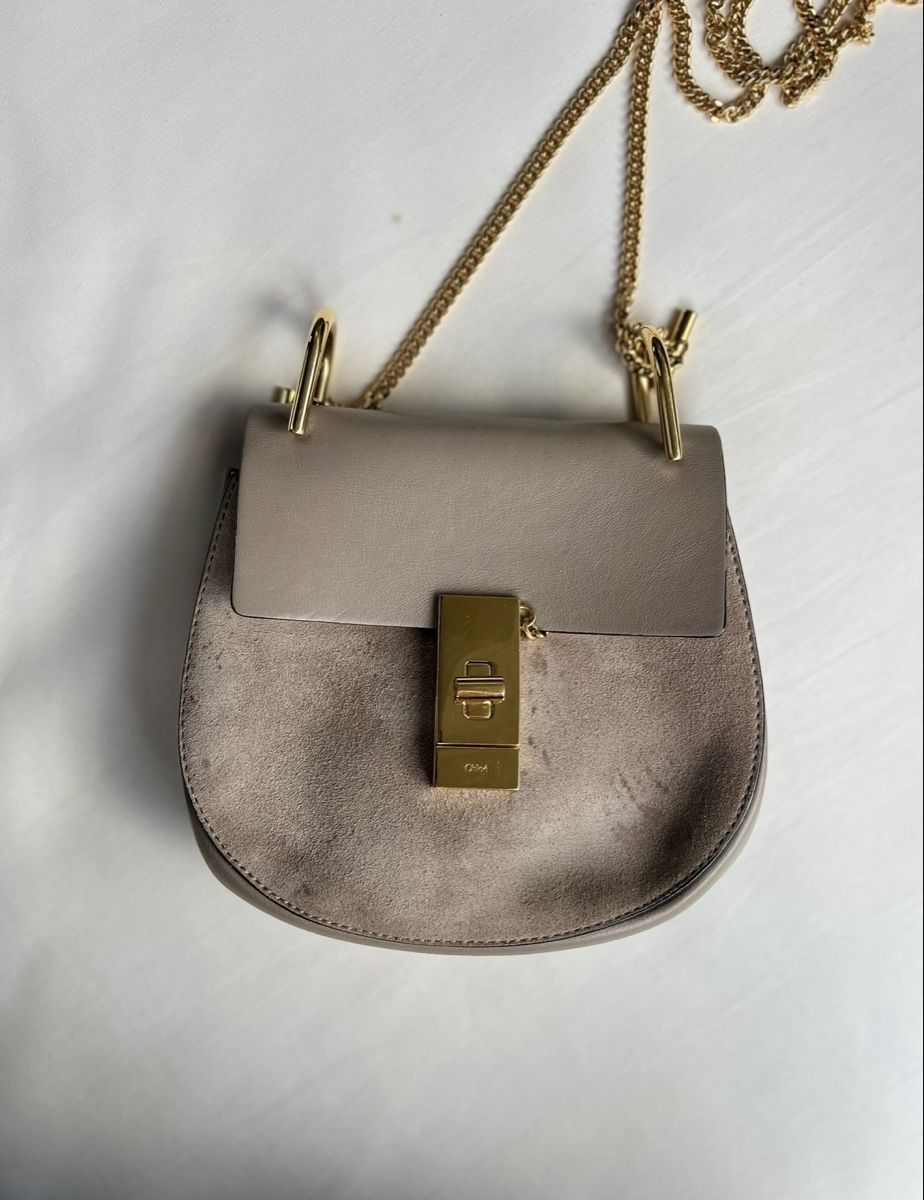 Chloé Sacs femmes: Chloé drew suede bag with gold chain – D'occasion à Dübendorf par mar_t82s