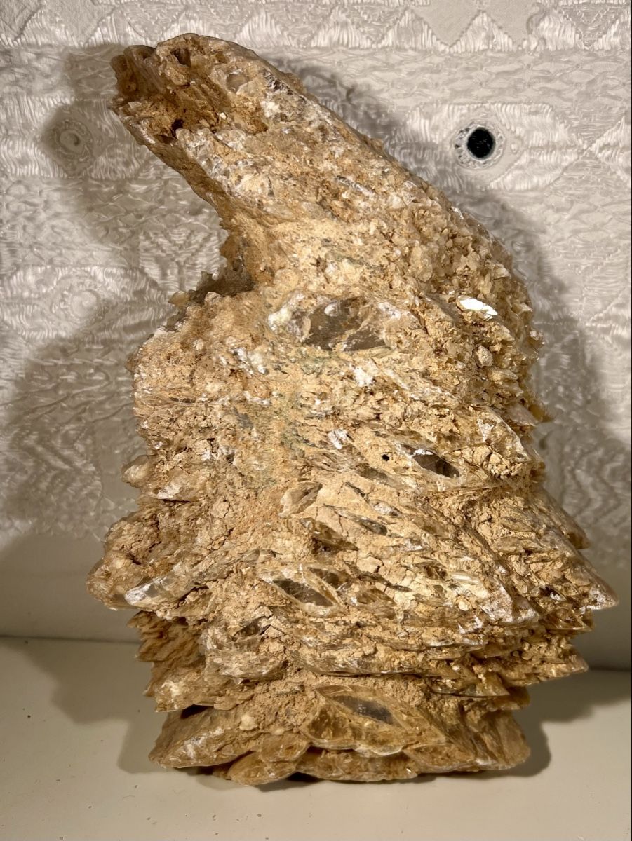 Minerali & Pietre curative: Grand Spécimen de Gypse Fer de Lance Collection Curiosité – Usato da Genève venduto da DELIRBEADS 4