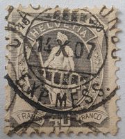 Stehende Helvetia 89A Kat. 300.-