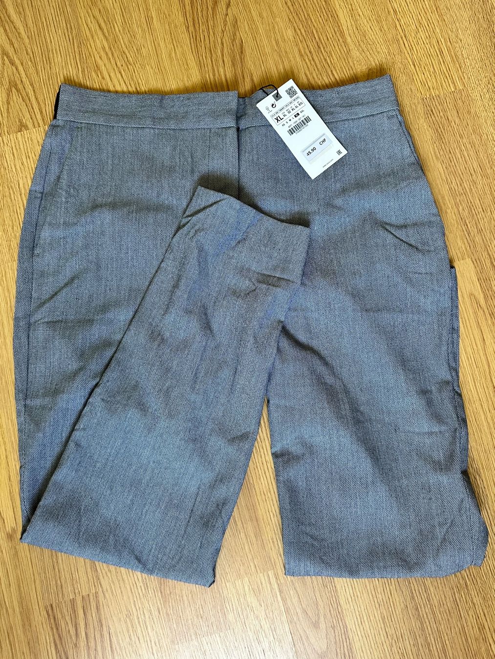 Zara Pantaloni: Zara grau Hose, Gr. XL, Neu – Usato da Adliswil venduto da kik_9xns 5