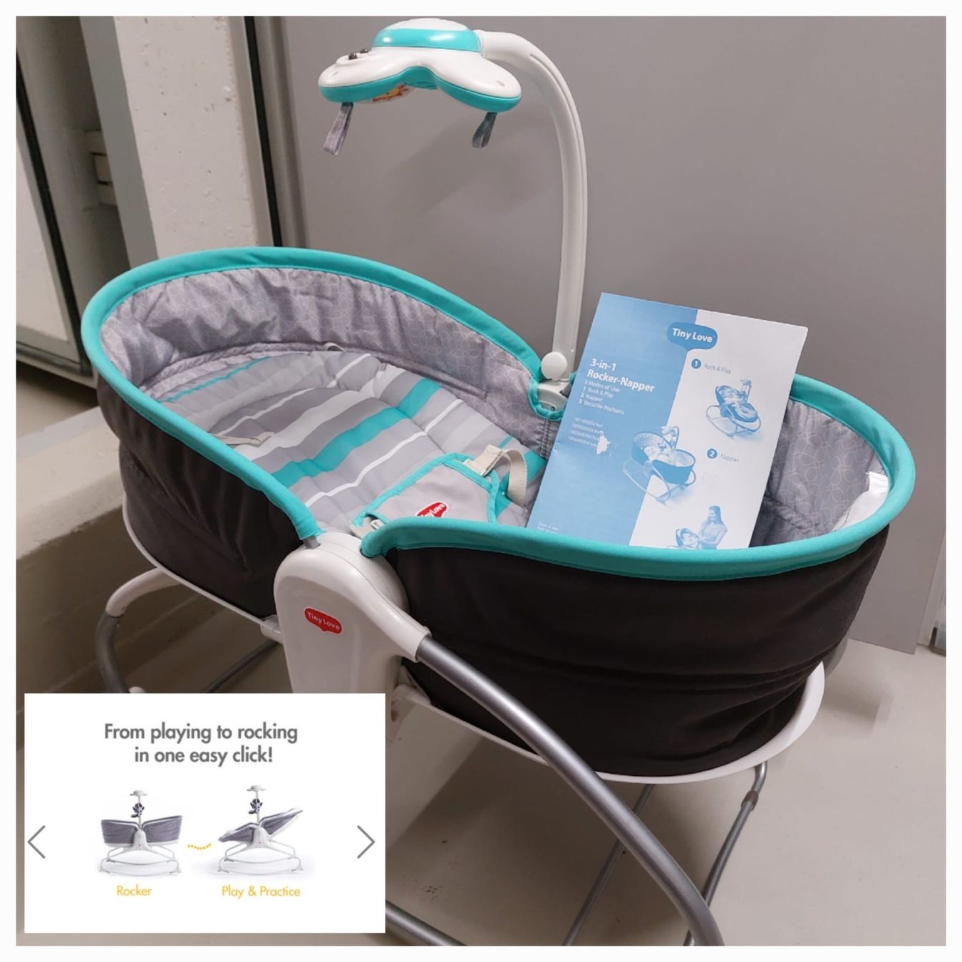 Sdraiette & Sdraiette a dondolo: 3 in 1 Rocker Napper von Tiny Love – Usato da Aadorf venduto da Andi811 1