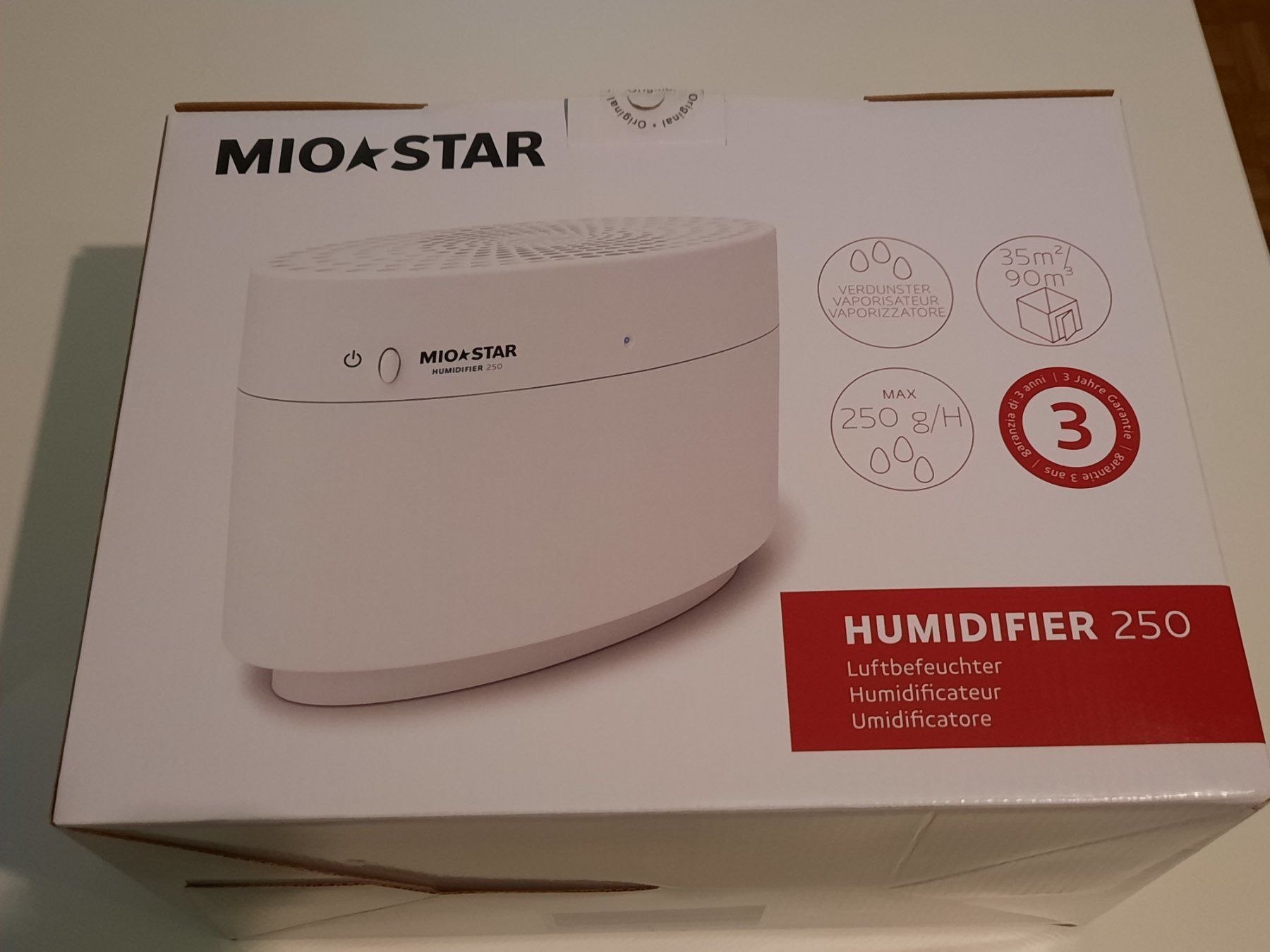Mio Star Humidificateurs: Luftbefeuchter Humidifier 250 Miostar – Neuf (Voir description) à Luzern par brungi 1
