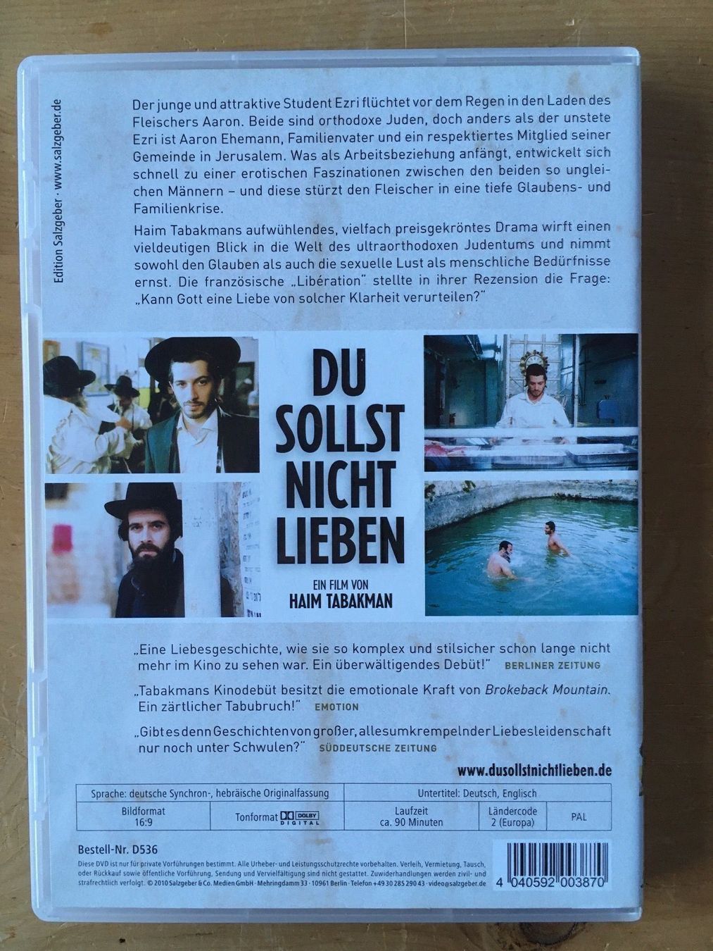 Alle DVDs: Du sollst nicht lieben – Gebraucht aus Muttenz von Golden_Times 1