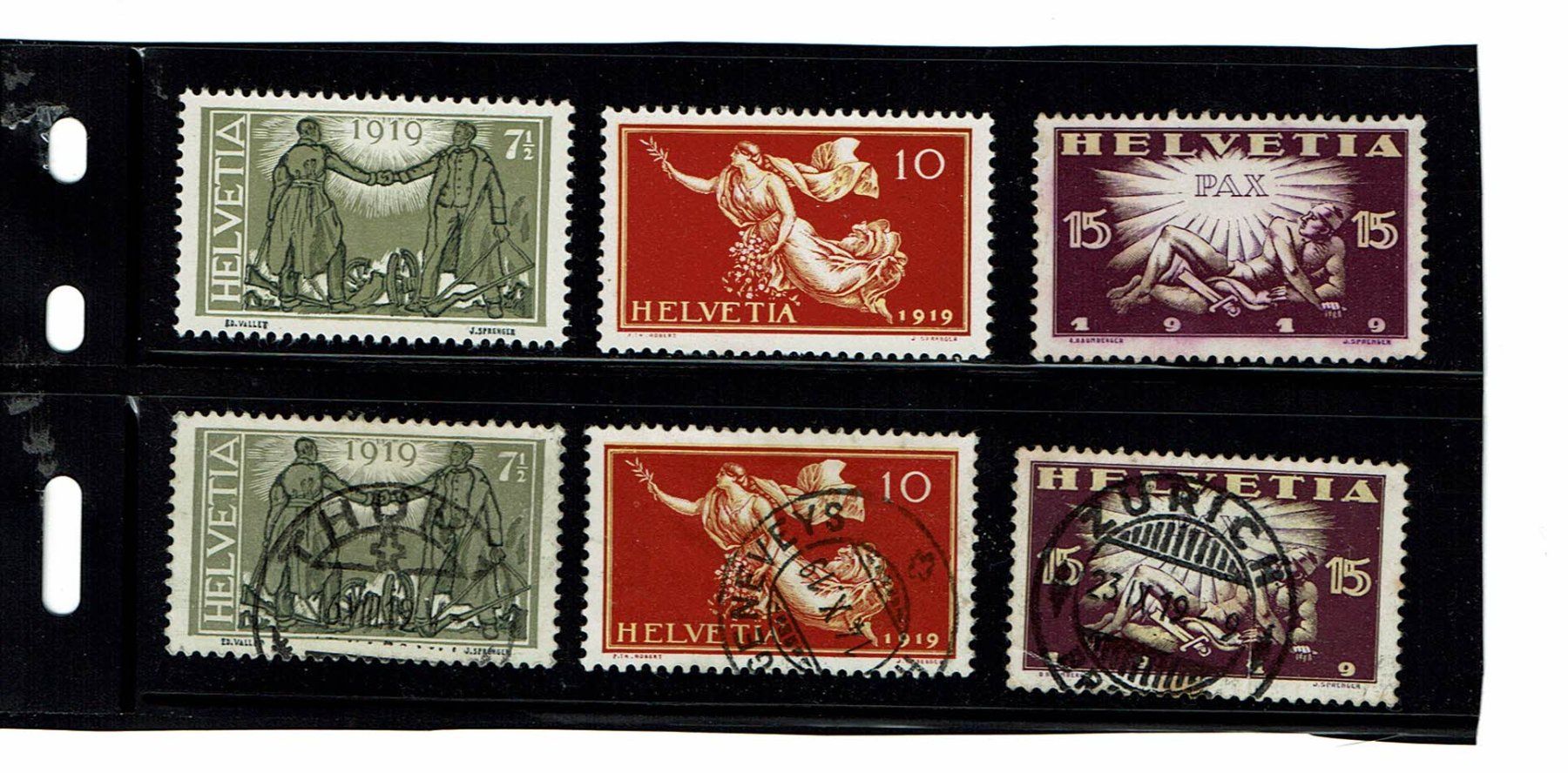 Tous les timbres: Briefmarken Schweiz 1919 – Neuf (Voir description) à Gümligen par karoe-be