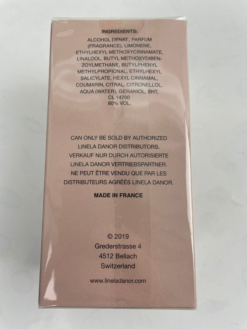 Parfüm EAU DE TOILETTE Linela Danor Juste l'amour (Neu und