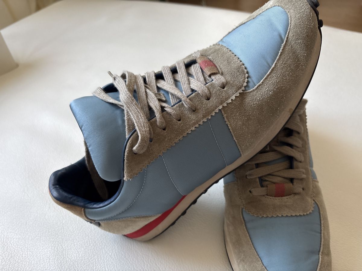 Burberry Scarpe da uomo: Burberry Sneaker Gr.41/ Grau/Blau! – Usato da langenthal venduto da rundholz7 4