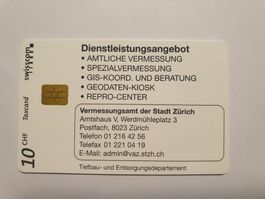 Vermessungsamt Stadt Zürich 200ex ungebr.