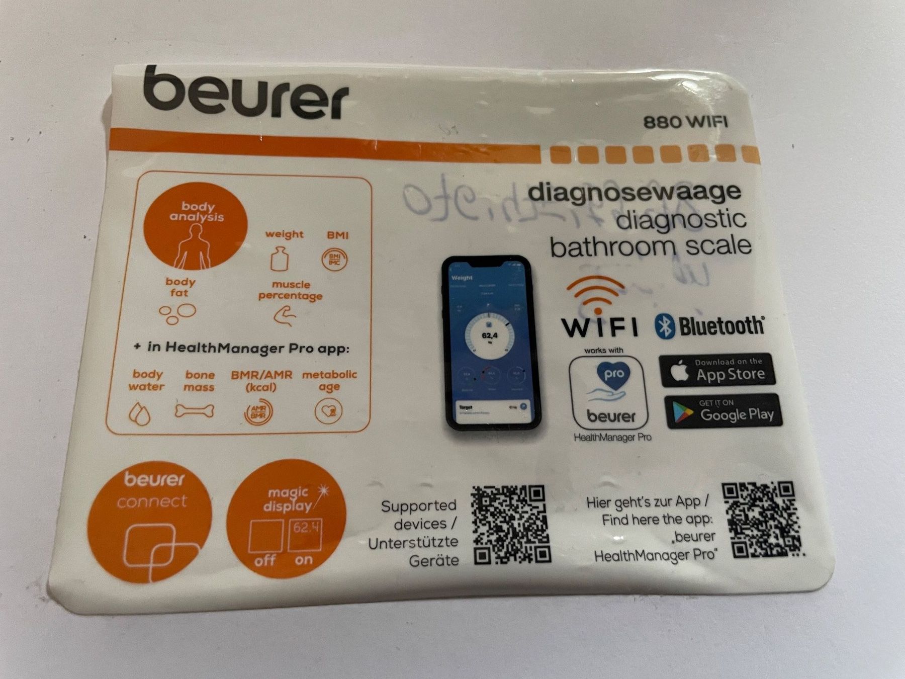Beurer Personenwaagen: Beurer Diagnosewaage 880 WIFI – Neu (gemäss Beschreibung) aus Volketswil von rubin74 2