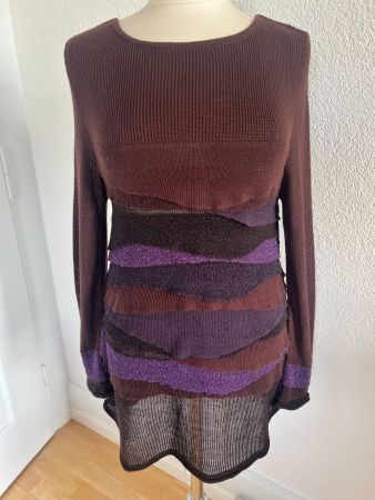 langer CARLO COLUCCi Strick Damen Pullover in Gr. 38