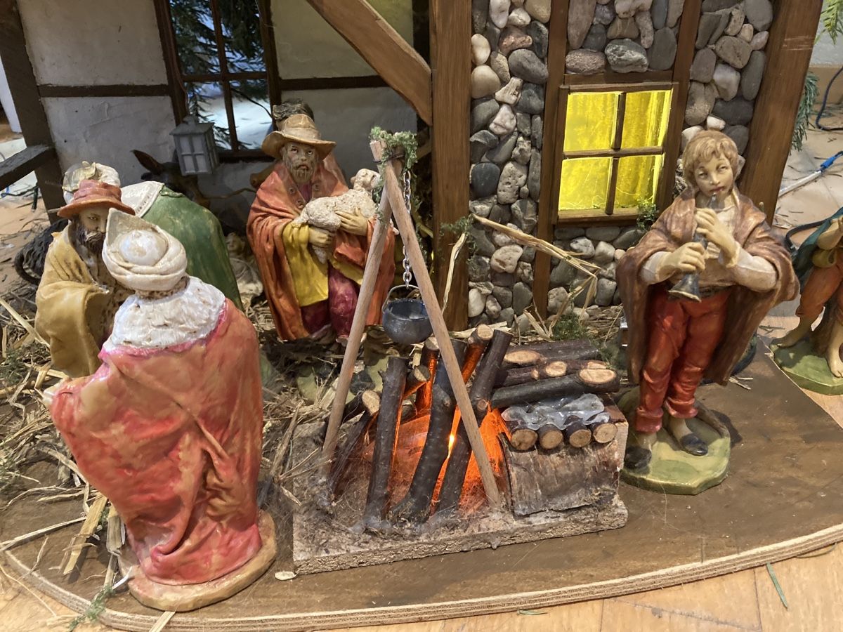 Tutte le decorazioni: Weihnachtskrippe🎄mit Figuren, wunderschöne Winterdeko! – Usato da Morschach venduto da leonie87 1