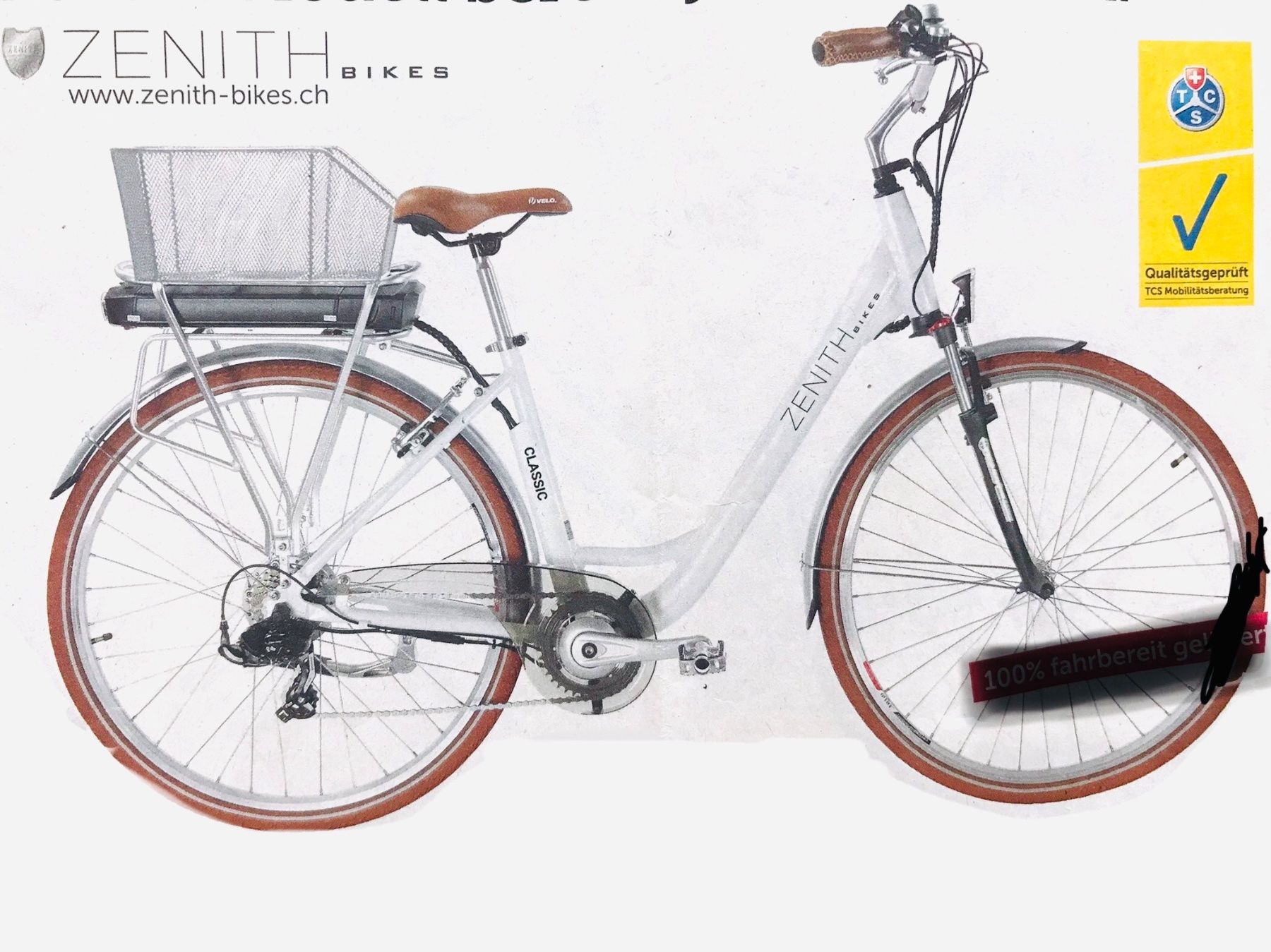 Zenith Velos: e-Bike Zenith Classic – Neu (gemäss Beschreibung) aus Oberweningen von