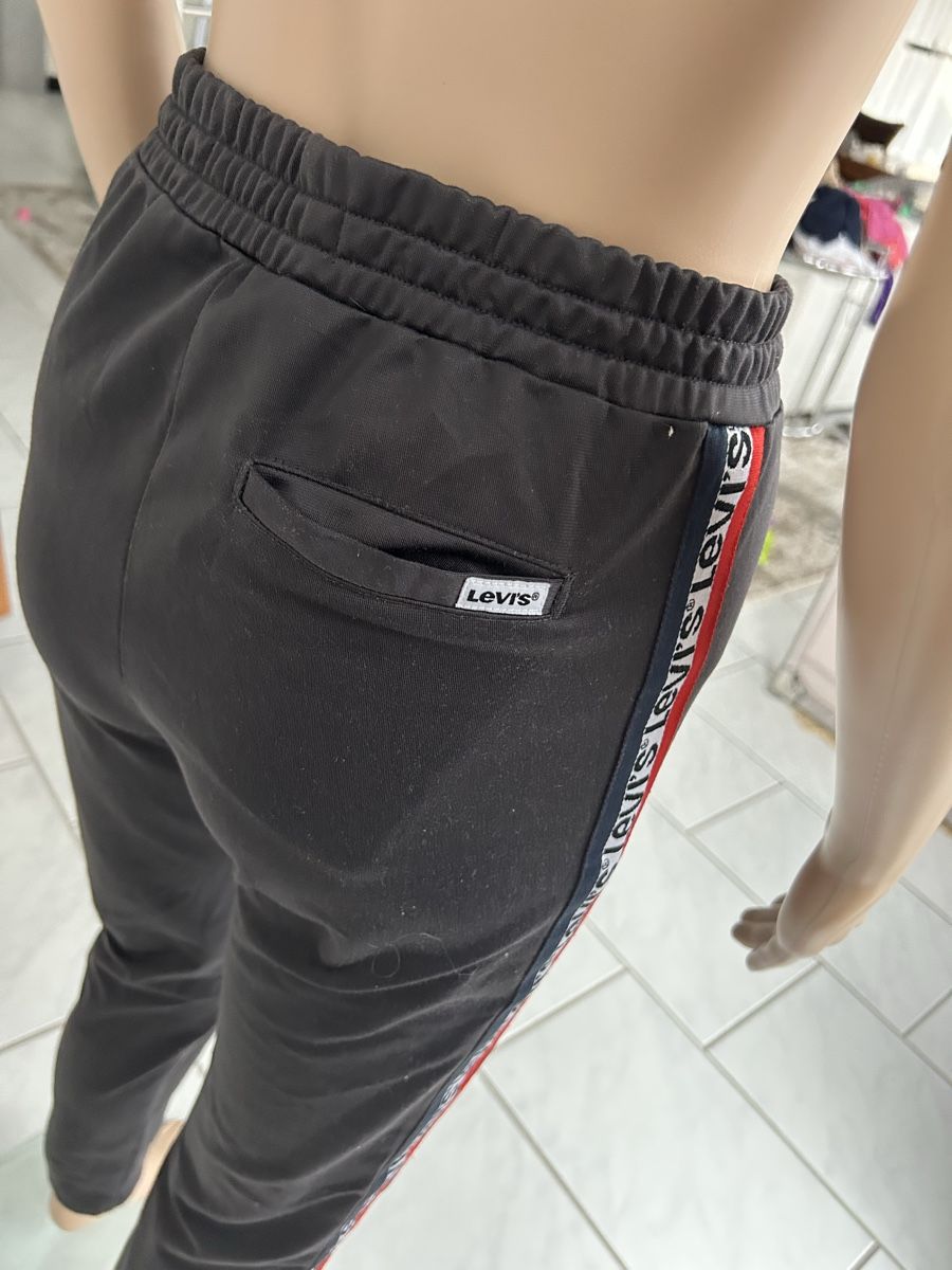 Levi's Leggings: Levi's Pull-On Pants, Black with Logo Stripe, Size XXS – Usato da Saland venduto da ele_vc96 3